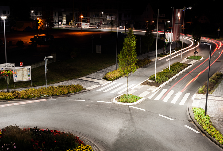 New LED street lighting in Delbrück SITECO